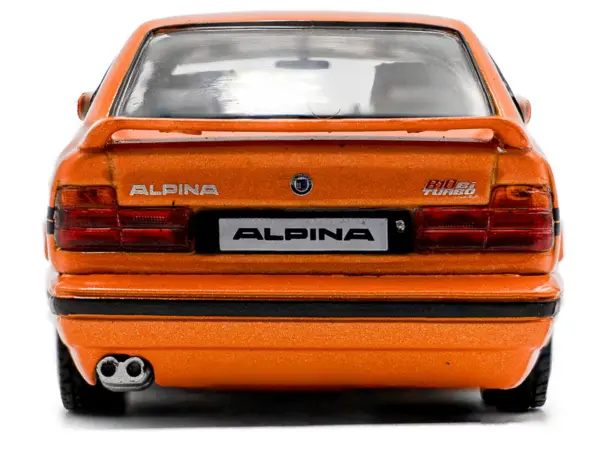 1994 BMW E34 Alpina B10 BiTurbo Orange Metallic with Black Stripes 1/43 Diecast Model Car by Solido #4