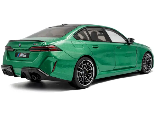 2025 BMW M5 Isle of Man Green Metallic 1/18 Diecast Model Car by Solido #4