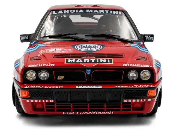 Lancia Delta HF Integrale #1 Miki Biasion - Tiziano Siviero Winner "Rally Sanremo" (1989) "Competition" Series 1/18 Diecast Model Car by Solido #5