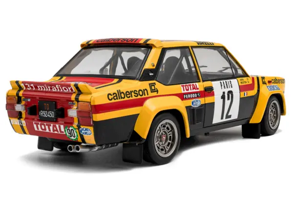 Fiat 131 Abarth #12 Michele Mouton - Annie Arrii "Rallye de Monte-Carlo" (1980) "Competition" Series 1/18 Diecast Model Car by Solido #4