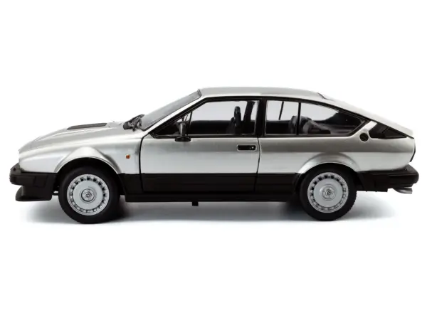 1984 Alfa Romeo GTV6 Silver Metallic 1/18 Diecast Model Car by Solido #3