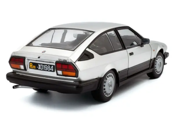 1984 Alfa Romeo GTV6 Silver Metallic 1/18 Diecast Model Car by Solido #4