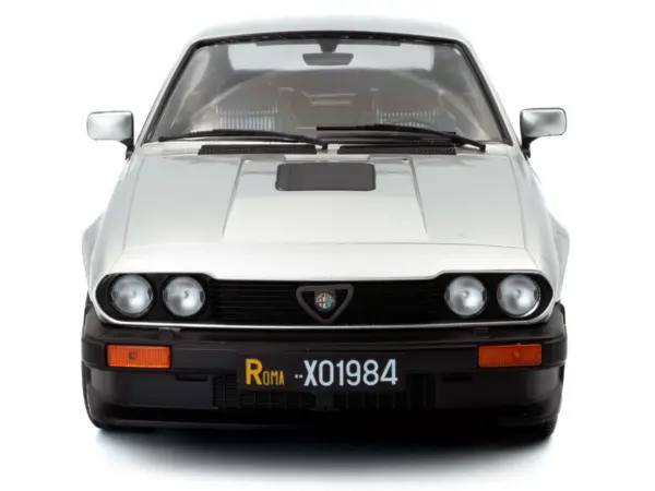 1984 Alfa Romeo GTV6 Silver Metallic 1/18 Diecast Model Car by Solido #5
