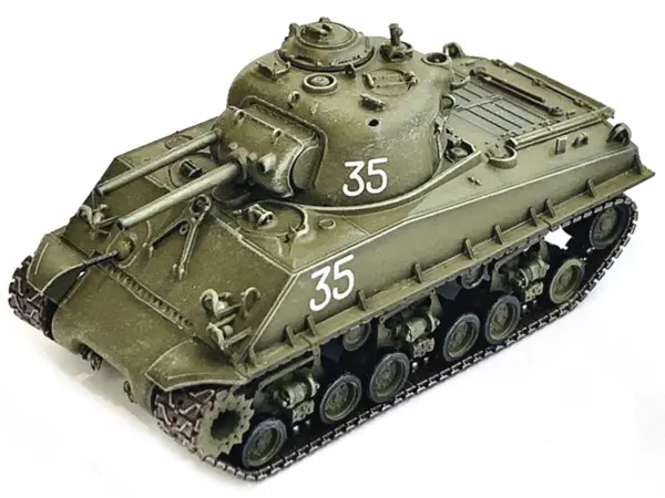 United States M4A3 HVSS POA-CWS-H5 Flamethrower Tank Olive Drab #35 "Hawaii" (1951) "NEO Dragon Armor" Series 1/72 Plastic Model by Dragon Models #3