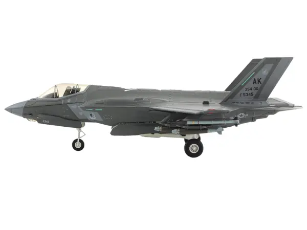 Lockheed Martin F-35A Lightning II Aircraft "5345 354th Operations Group Eielson Air Force Base Alaska" (2020s) United States Air Force "Air Power Series" 1/72 Diecast Model by Hobby Master #2