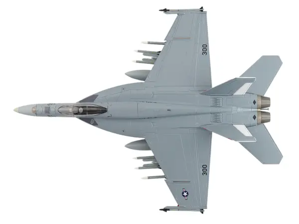 Boeing F/A-18E Super Hornet Fighter Aircraft "168910 Golden Warriors VFA-87 Operation Inherent Resolve" (2017) United States Navy "Air Power Series" 1/72 Diecast Model by Hobby Master #4