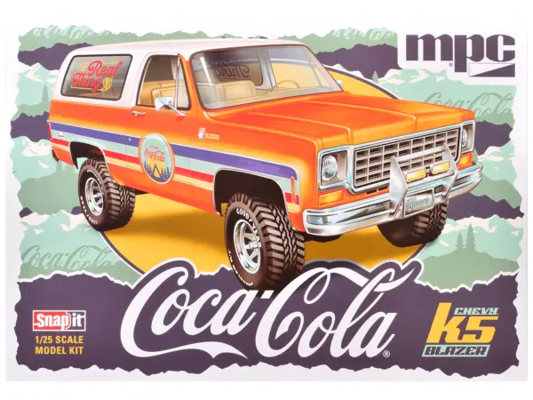 Skill 1 Model Kit Chevrolet K5 Blazer "Coca-Cola" 1/25 Scale Model by MPC #1