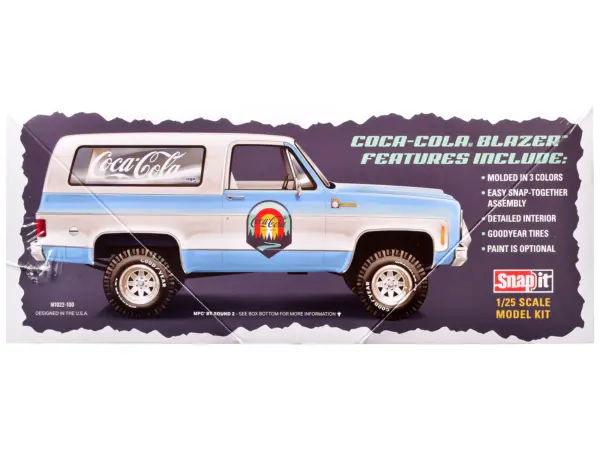 Skill 1 Model Kit Chevrolet K5 Blazer "Coca-Cola" 1/25 Scale Model by MPC #3