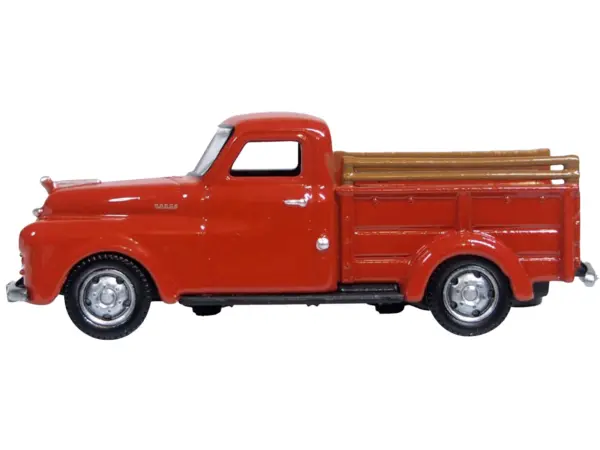 1948 Dodge B-1B Pickup Truck Red 1/87 (HO) Scale Diecast Model Car by Oxford Diecast #2