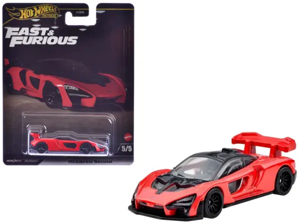 McLaren Senna Red "Fast X" (2023) Movie "Fast & Furious" Series Diecast Model Car by Hot Wheels #1