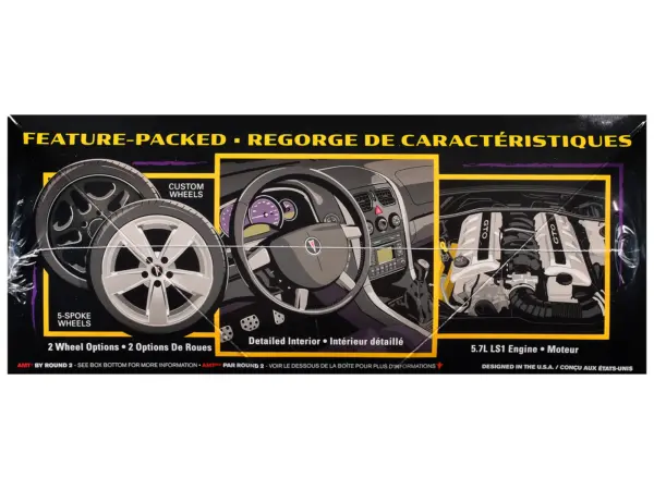 Skill 2 Model Kit 2004 Pontiac GTO 1/25 Scale Model by AMT #2