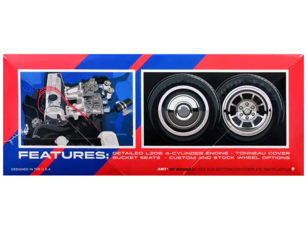 Skill 2 Model Kit 1975 Datsun Pickup Truck "BRE" 1/25 Scale Model by MPC #2