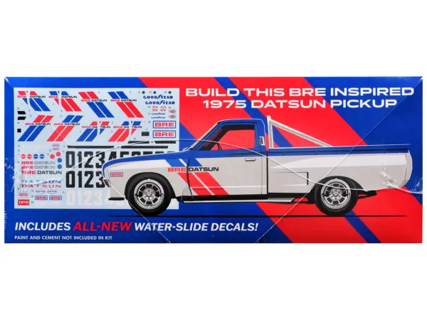 Skill 2 Model Kit 1975 Datsun Pickup Truck "BRE" 1/25 Scale Model by MPC #3