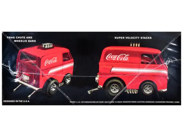Skill 2 Model Kit Volkswagen Van Show Rod "Coca-Cola" 1/25 Scale Model by AMT #2
