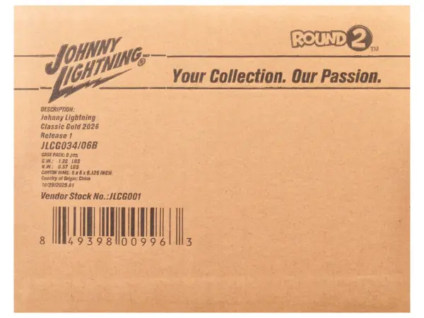 "Classic Gold Collection" 2026 Release 1 Set B of 6 Cars 1/64 Diecast Model Cars by Johnny Lightning #3