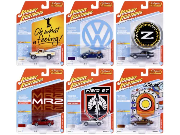 "Classic Gold Collection" 2026 Release 1 Set A of 6 Cars 1/64 Diecast Model Cars by Johnny Lightning #1