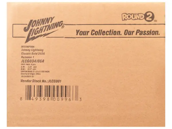 "Classic Gold Collection" 2026 Release 1 Set A of 6 Cars 1/64 Diecast Model Cars by Johnny Lightning #3