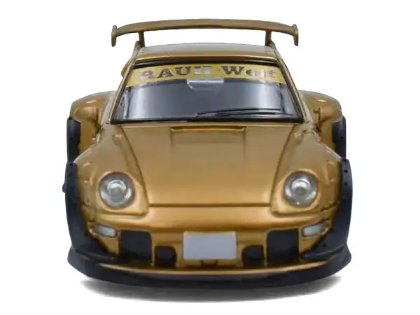 RWB 993 "Yoshiwara" Gold Metallic 1/64 Diecast Model Car by Model Model #3