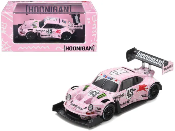 Porsche "Hoonipigasus" 911 #43 Ken Block "Pikes Peak" (2022) 1/64 Diecast Model Car by Spark #1