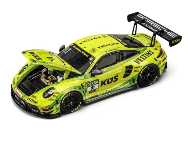 Porsche 911 GT3 R (992) #91 Thomas Preining "Manthey EMA" "DTM" (2024) 1/64 Diecast Model Car by Trends Hobby #2
