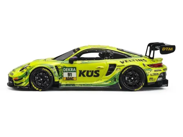 Porsche 911 GT3 R (992) #91 Thomas Preining "Manthey EMA" "DTM" (2024) 1/64 Diecast Model Car by Trends Hobby #3