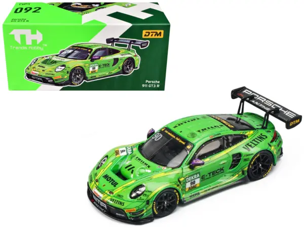 Porsche 911 GT3 R (992) #90 Ayhancan Guven "Manthey EMA" "DTM" (2024) 1/64 Diecast Model Car Trends Hobby #1