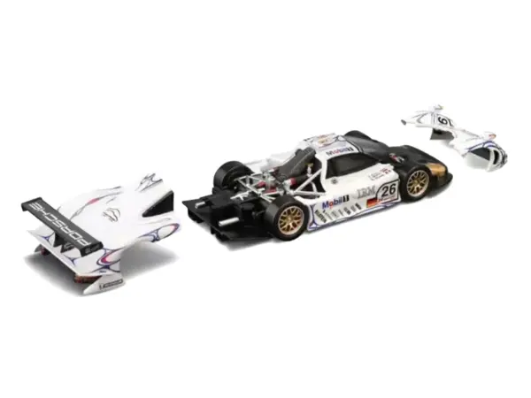Porsche 911 GT1 #26 Allan McNish - Stephane Ortelli - Laurent Aiello "Porsche AG" Winner "24 Hours of Le Mans" (1998) 1/64 Diecast Model Car by Trends Hobby #2