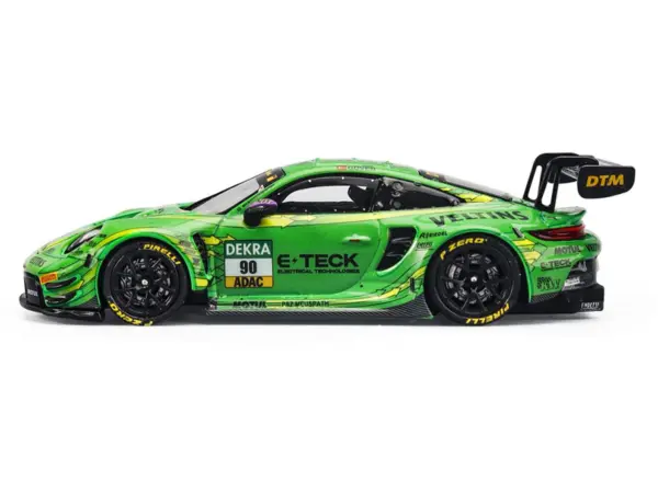 Porsche 911 GT3 R (992) #90 Ayhancan Guven "Manthey EMA" "DTM" (2024) 1/64 Diecast Model Car Trends Hobby #3
