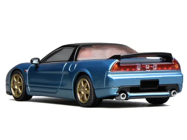 Honda NSX-R (NA2) RHD (Right Hand Drive) Ice Blue Metallic with Black Top and Red Interior "Intern 64" Series 1/64 Diecast Model Car by MotorHelix #3