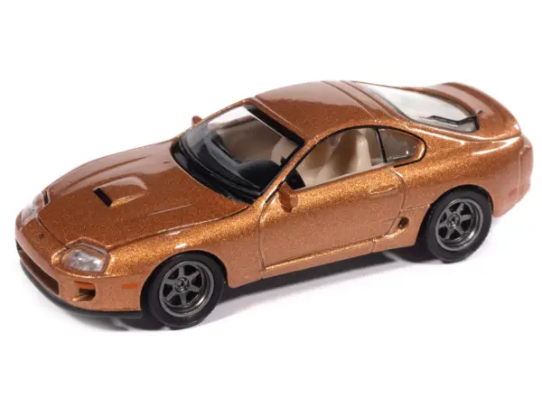 1998 Toyota Supra Sedona Sunset Bronze Metallic "Modern Muscle" Series 1/64 Diecast Model Car by Auto World #2