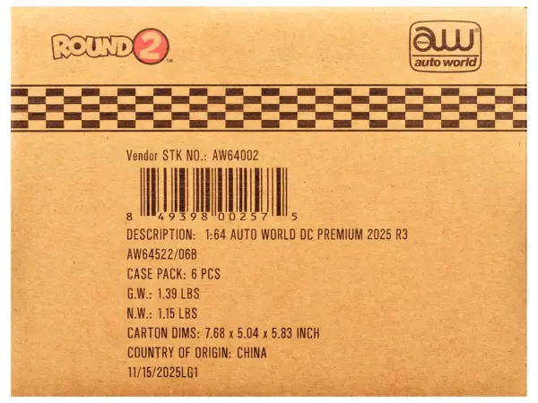 Auto World Premium 2025 Release 3 Set B of 6 pieces 1/64 Diecast Model Cars by Auto World #3