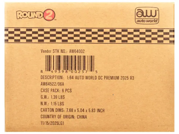 Auto World Premium 2025 Release 3 Set A of 6 pieces 1/64 Diecast Model Cars by Auto World #3