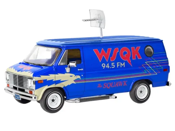 Level 3 Model Kit 1977 GMC "WSQK Squawk" Van "Stranger Things" (2016-2025) TV Series 1/25 Scale Model by Revell #2