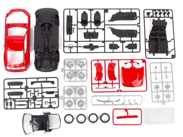 Level 3 Model Kit 2024 Ford Mustang GT 2-in-1 Kit (Level 3 Click System) 1/25 Scale Model by Revell #5