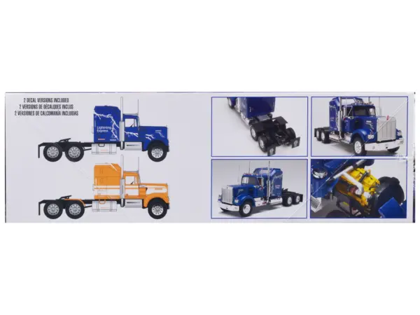 Level 4 Model Kit Kenworth W900 Aerodyne Truck Tractor "Historic Series" 1/25 Scale Model by Revell #2