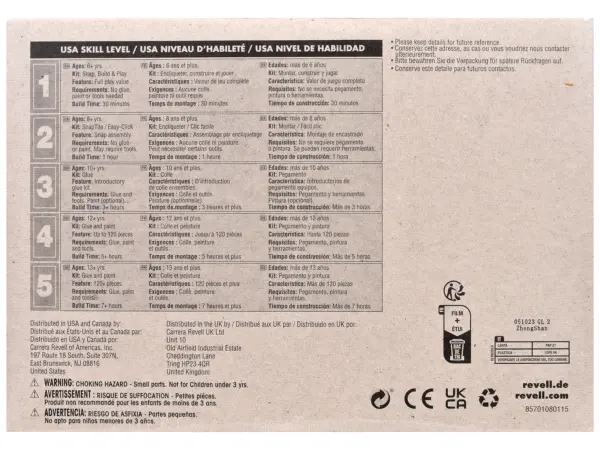 Level 4 Model Kit 1969 Chevrolet Camaro Z/28 RS "Motor-City Muscle" 1/25 Scale Model by Revell #4