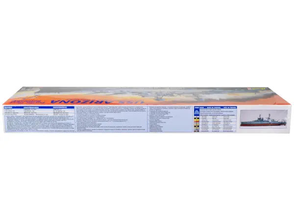 Level 4 Model Kit USS Arizona Pacific Fleet Battleship "Memorial to the Tragedy of Pearl Harbor" 1/426 Scale Model by Revell #2