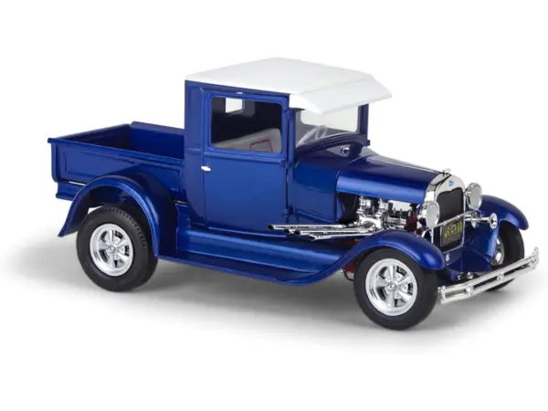 Level 5 Model Kit 1929 Ford Model A Hot Rod Pickup Truck and California Street Chopper Motorcycle 1/25 Scale Model by Revell #3