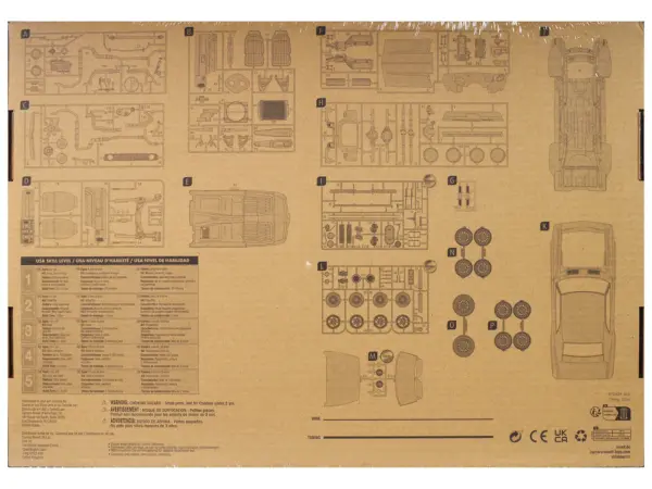 Level 5 Model Kit 1969 Chevrolet Camaro Z/28 3-in-1 Kit 1/12 Scale Model by Revell #4