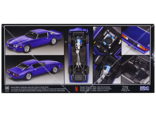Level 4 Model Kit Billy Hargrove’s 1979 Chevrolet Camaro Z/28 "Stranger Things" (2016-Current) TV Series 1/24 Scale Model by Revell #2