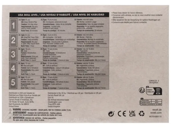 Level 4 Model Kit Billy Hargrove’s 1979 Chevrolet Camaro Z/28 "Stranger Things" (2016-Current) TV Series 1/24 Scale Model by Revell #4