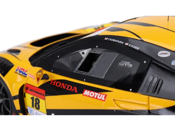 Honda NSX GT3 EVO22 #18 Takashi Kobayashi - Syun Koide "Team UpGarage" "Super GT Series" (2023) 1/18 Model Car by Top Speed #2