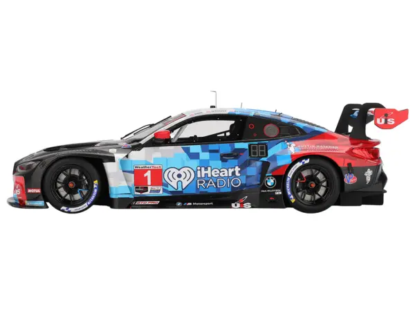 BMW M4 GT3 EVO #1 Connor De Phillippi - Madison Snow - Neil Verhagen - Kelvin van der Linde "Paul Miller Racing" IMSA "24 Hours of Daytona" (2025) 1/18 Model Car by Top Speed #3