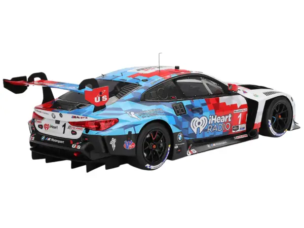 BMW M4 GT3 EVO #1 Connor De Phillippi - Madison Snow - Neil Verhagen - Kelvin van der Linde "Paul Miller Racing" IMSA "24 Hours of Daytona" (2025) 1/18 Model Car by Top Speed #5