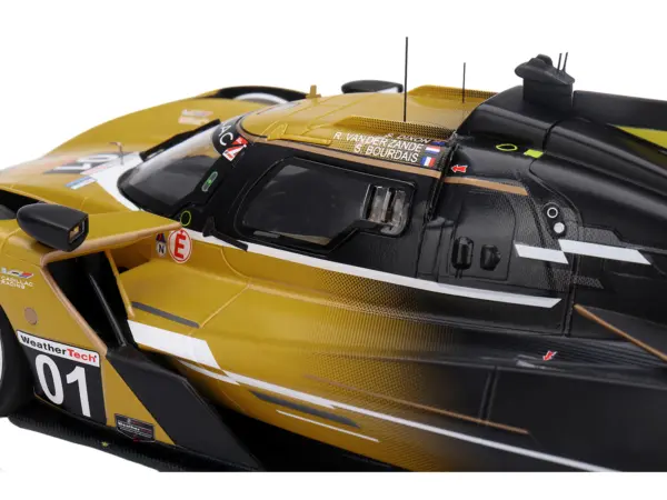 Cadillac V-Series.R #01 Sebastien Bourdais - Scott Dixon - Renger van der Zande "Cadillac Racing" 2nd Place "12 Hours of Sebring" (2024) 1/18 Model Car by Top Speed #2