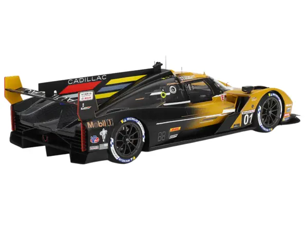 Cadillac V-Series.R #01 Sebastien Bourdais - Scott Dixon - Renger van der Zande "Cadillac Racing" 2nd Place "12 Hours of Sebring" (2024) 1/18 Model Car by Top Speed #4