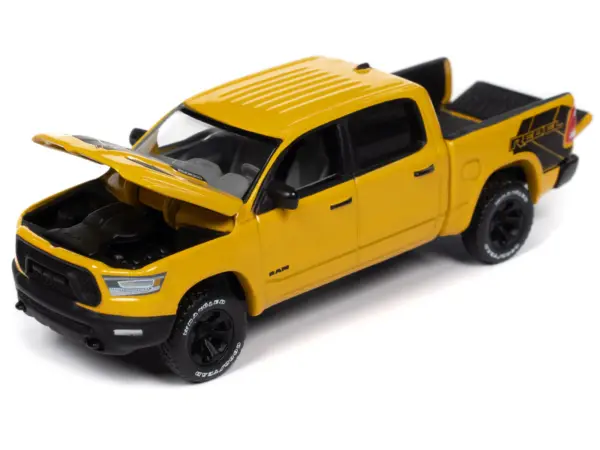 2023 Ram 1500 Rebel Havoc Edition Pickup Truck Baja Yellow "Muscle Trucks" Series 1/64 Diecast Model Car by Auto World #3