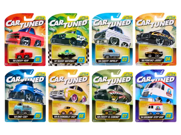 Hobby/Alt 2025 Series 4 Set of 8 Pieces Diecast Model Cars by CarTuned #1
