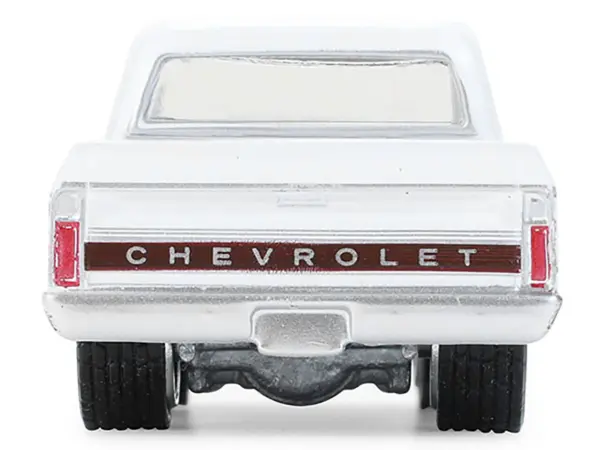 1972 Chevrolet Cheyenne C10 Short Bed Pickup Truck White "Hobby Exclusive" Series 1/64 Diecast Model Car by Greenlight #4