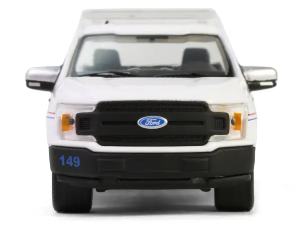 2020 Ford F-150 XL Pickup Truck "United States Postal Service (USPS) Postal Police" White with Red and Blue Stripes "Hobby Exclusive" Series 1/64 Diecast Model Car by Greenlight #5